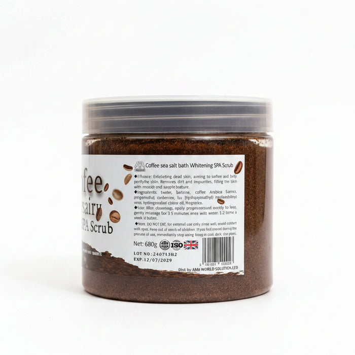 Coffee Sea Salt Bath Whitening SPA Scrub/680g