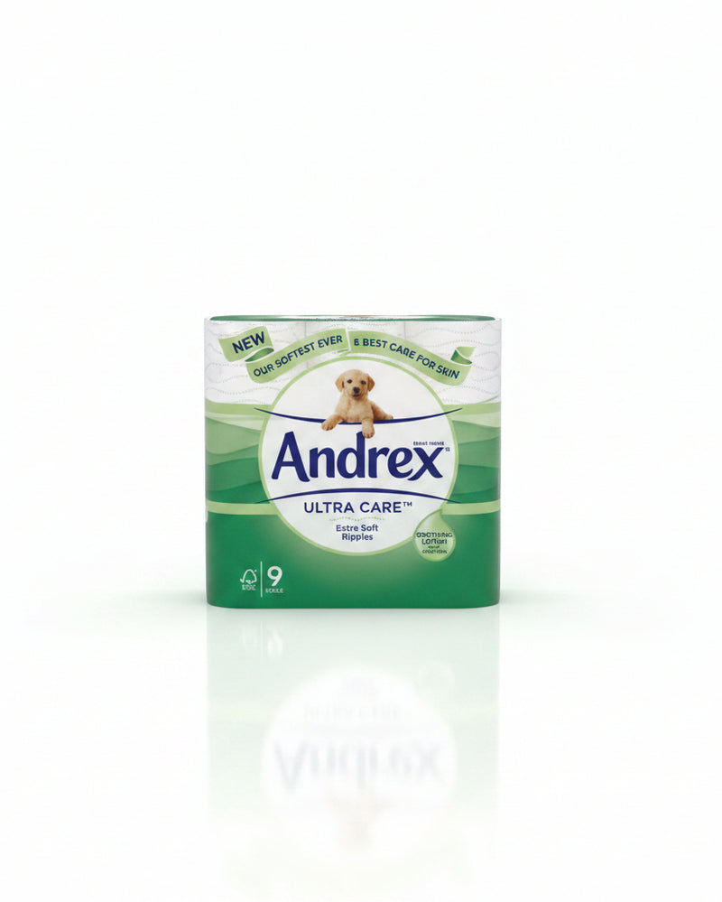 Andrex Ultra Care Toilet Tissue (9 Rolls)