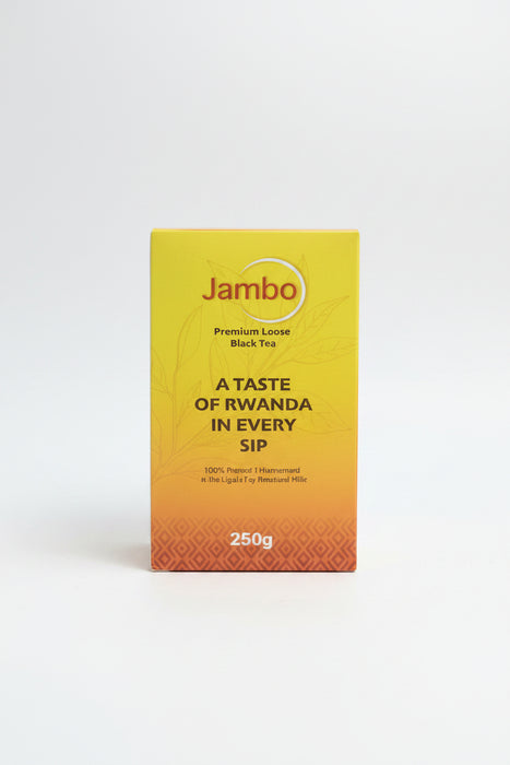 Jambo Loose Black Tea Pure Rwandan Tea, 250 g