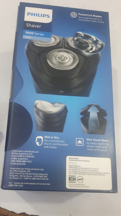 Philips Shaver 1000 Series Wet & Dry Electric Shaver