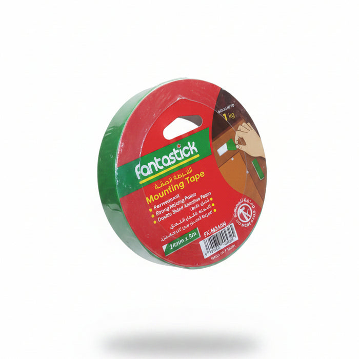 Fantastick Double-Sided Foam Mounting Tape (24mm x 5m) - FK-M24N