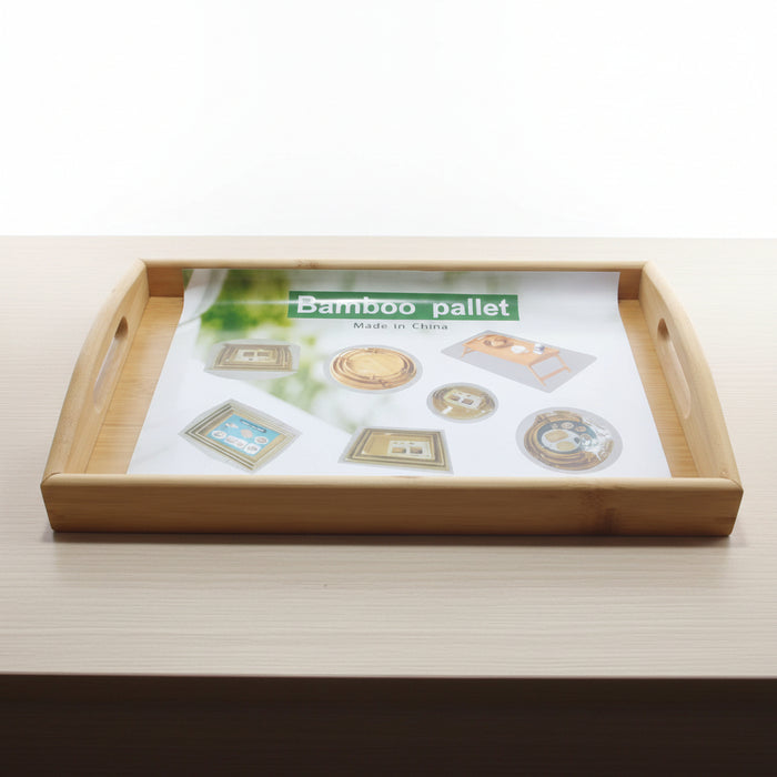 Rectangular Bamboo Serving Tray