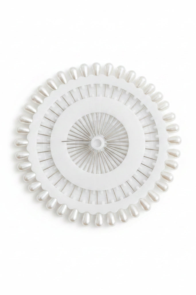 Hijab/Sewing Pins/White