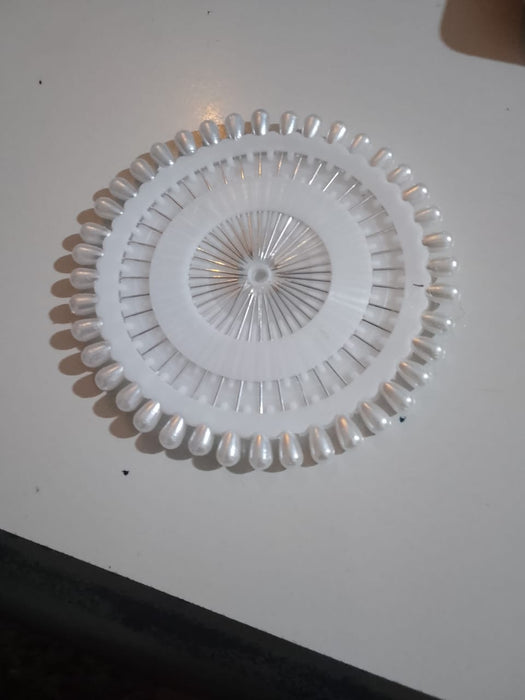 Hijab/Sewing Pins/White