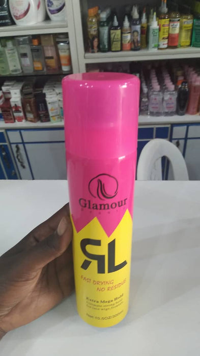 Glamour Beauty Extra Mega Hold Lace Wig Spray (300ml / 10.5 oz)