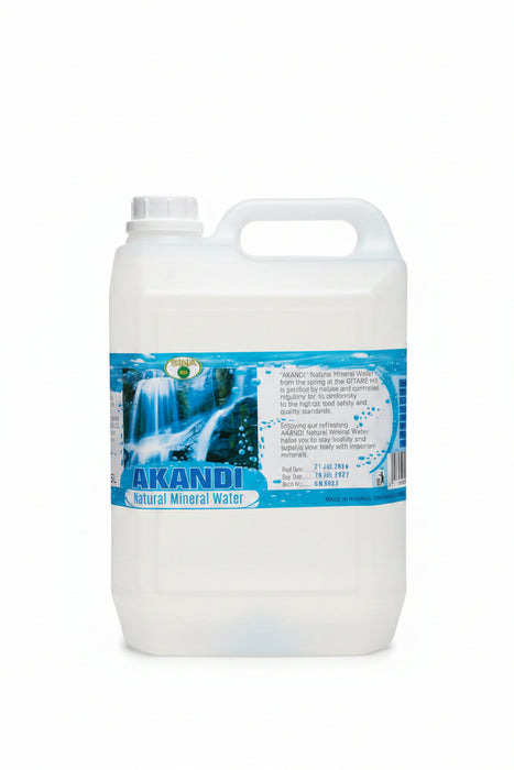 Akandi  Packaged Natural Mineral Water - 5L