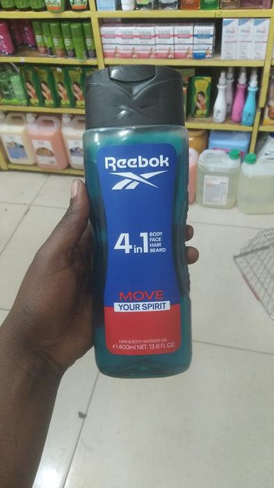 Reebok Move Your Spirit 4-in-1 Hair & Body Shower Gel 400ML