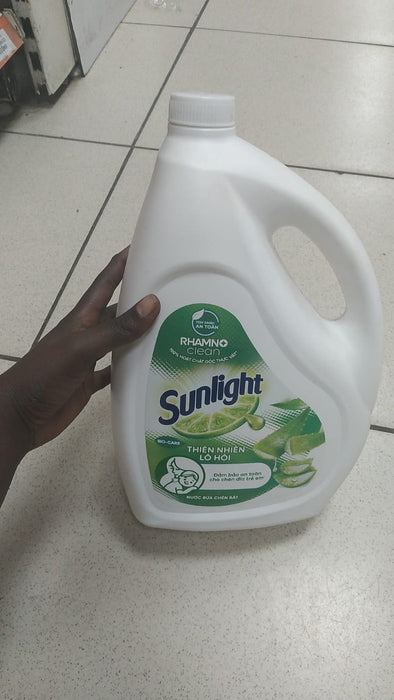 Sunlight Bio-Care Aloe Vera Dishwashing Liquid 3.3L