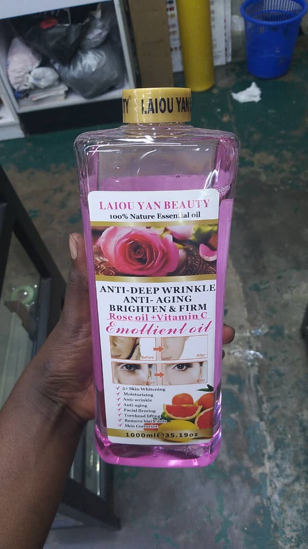 LAIOU YAN BEAUTY Rose Oil + Vitamin C Emollient Oil 1000ML