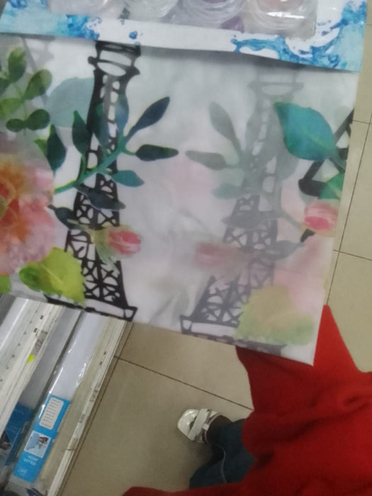 Waterproof Shower Curtain/1Pc includes 13 Curtain Rings 180*180CM