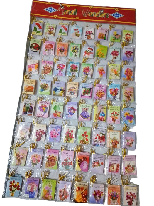 WILSON Small Wonders Miniature Gift Card Set with Hanging Strings