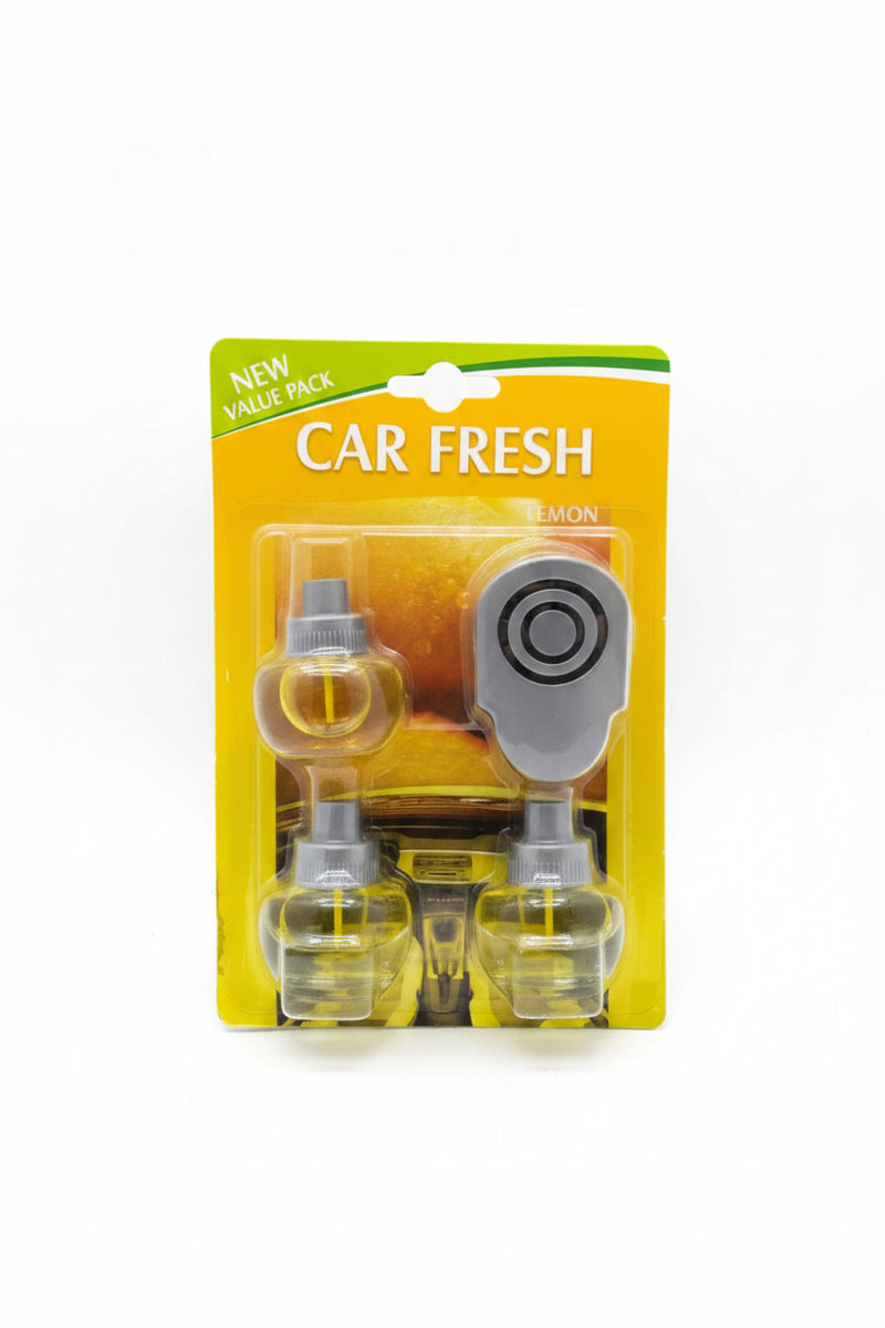 Car Fresh Air Freshener Kit (Lemon)