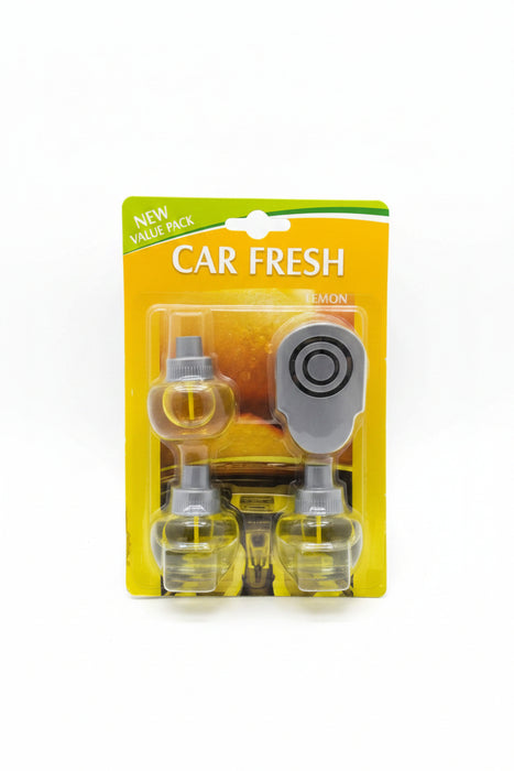 Car Fresh Air Freshener Kit (Lemon)