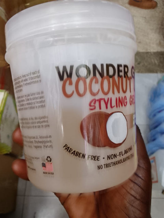Wonder Gro Coconut Styling Gel 16oz. 454g