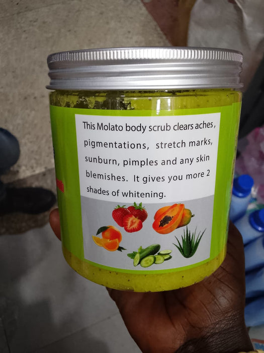 Double Dose Ultra Whitening Molato Salt Body Scrub 600g