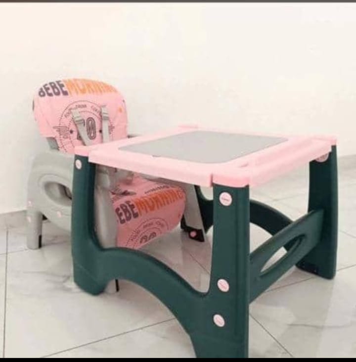 Convertible Baby High Chair and Study Table Set 2 In 1