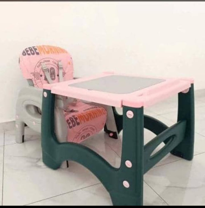 Convertible Baby High Chair and Study Table Set 2 In 1