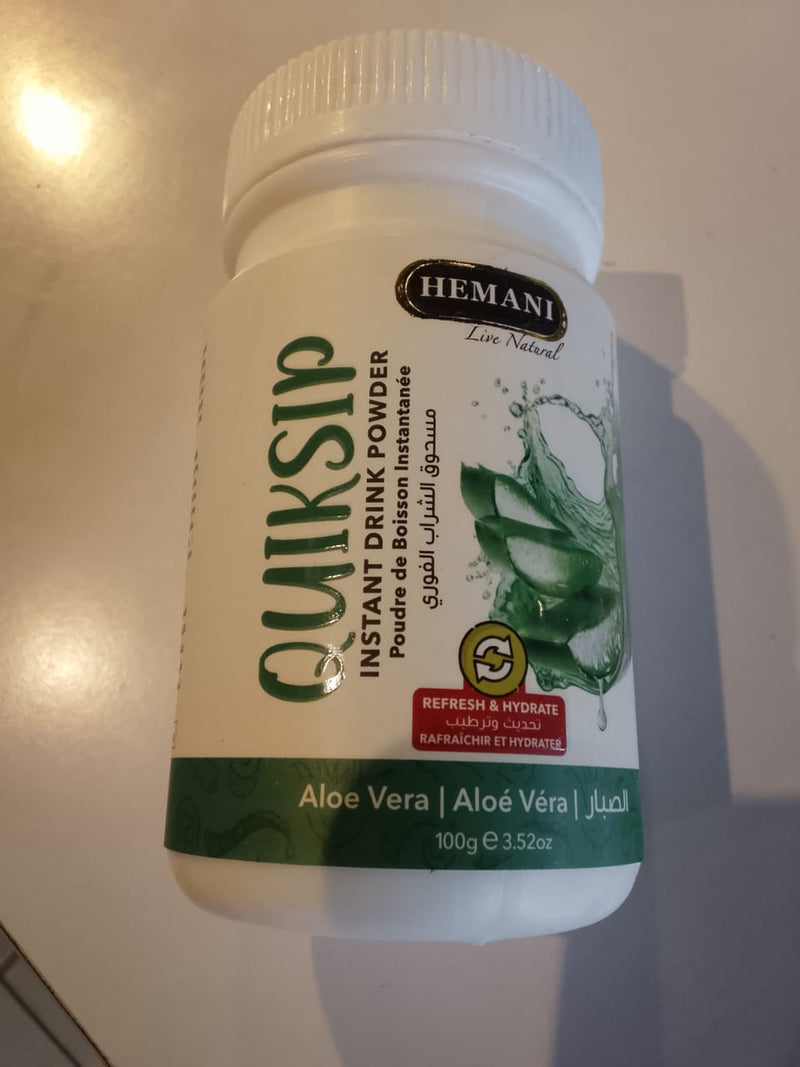 Hemani Quiksip Instant Drink Powder (Aloe Vera) Specifications 100g