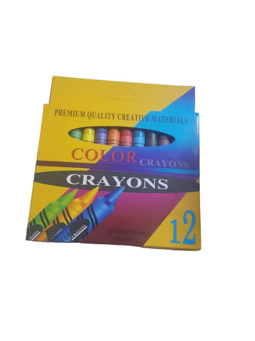 A Box of Crayola Crayons 12 Count Nontoxic