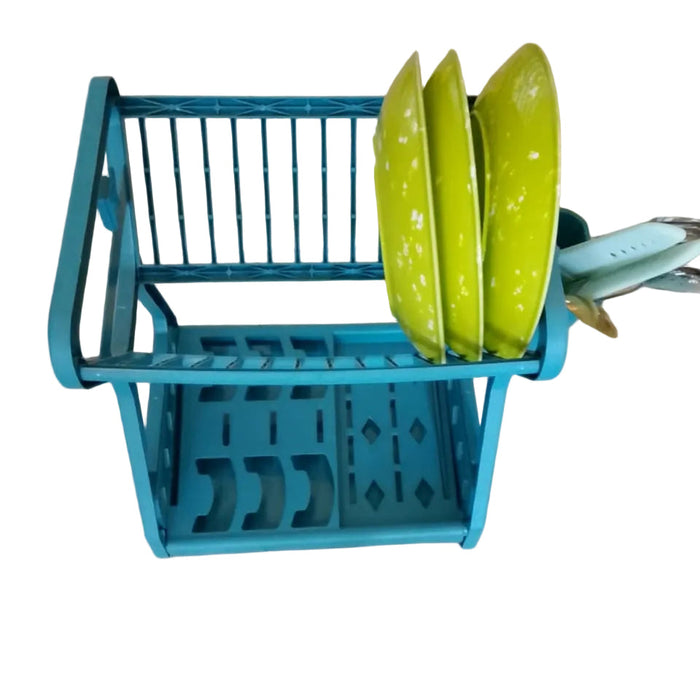 Dish Bowl and dish storage rack a two-tier kitchen