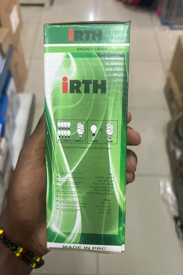 iRTH Eco Shine 26W Energy Saver Spiral CFL Bulb