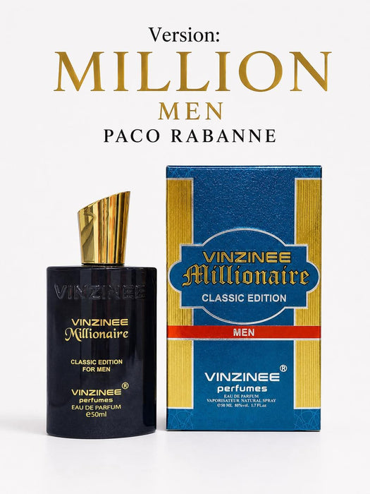 Vinzinee Millionaire Classic Edition Perfume for Men (50 mL)
