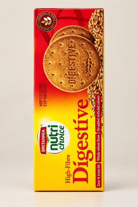 Britannia Nutri Choice High-Fibre Digestive Biscuits 200g