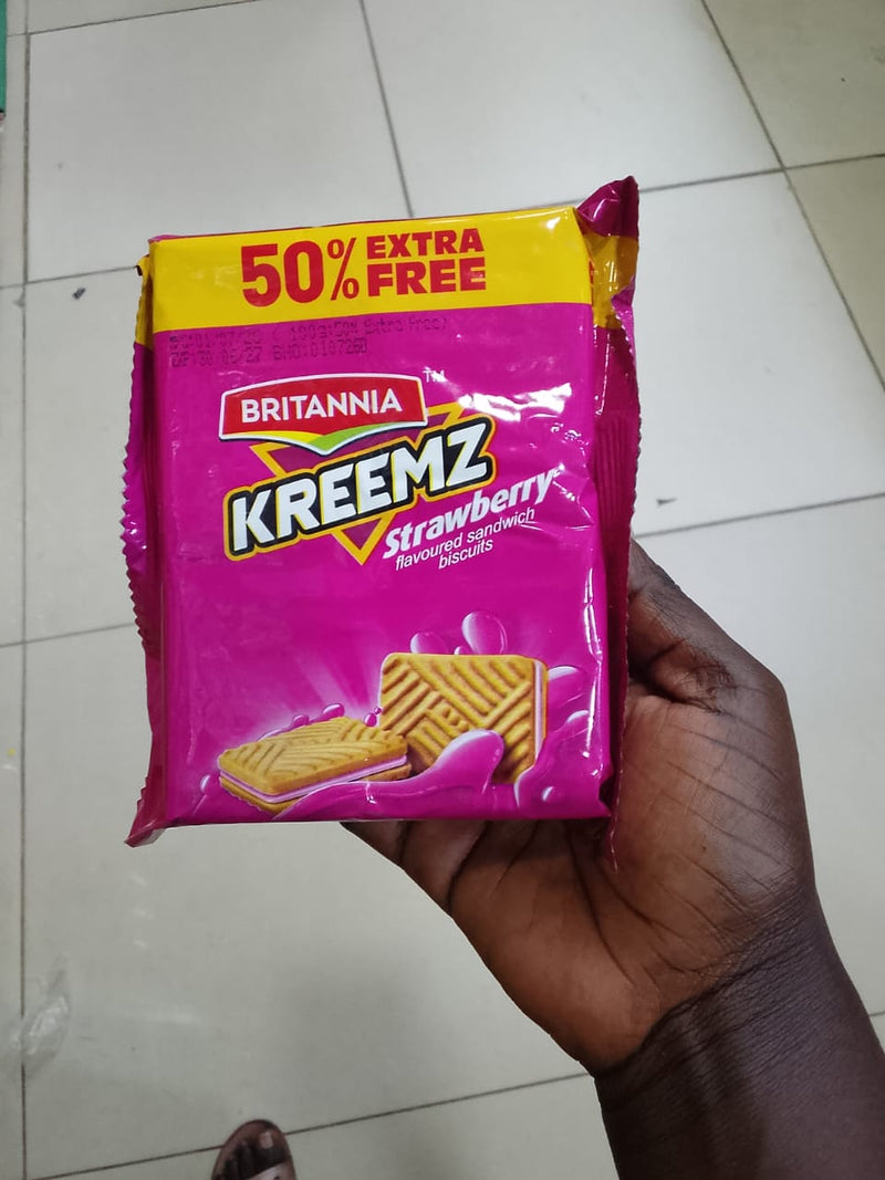 Britannia Kreemz  Flavoured Sandwich Biscuits