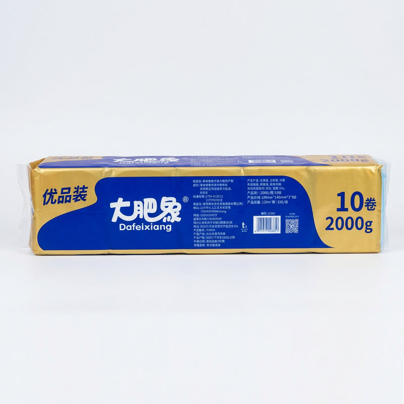 Dafeixiang Premium Toilet Paper (10 Rolls, 2000g)