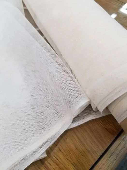 White BK Mart Women's Net Fabric Cloth Net for Decoration and Craft /Meter murukali.com