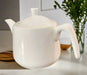 White Ceramic Teapot Murukali.com