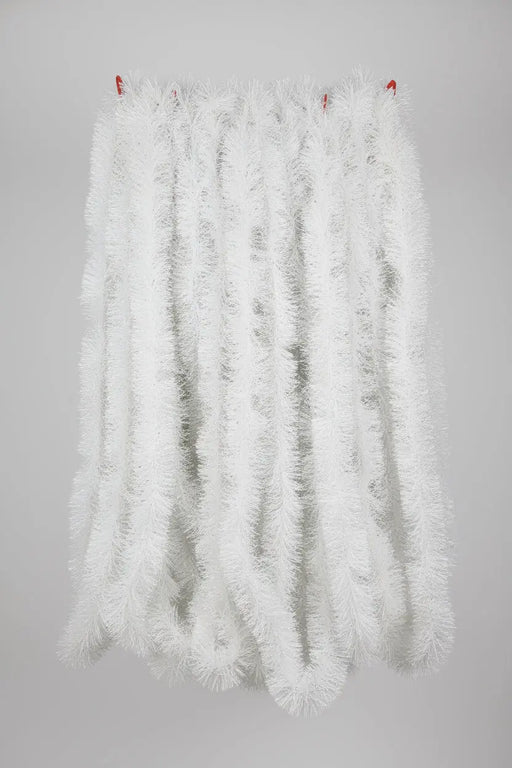 White Christmas Tinsel Garland 1pc Murukali.com