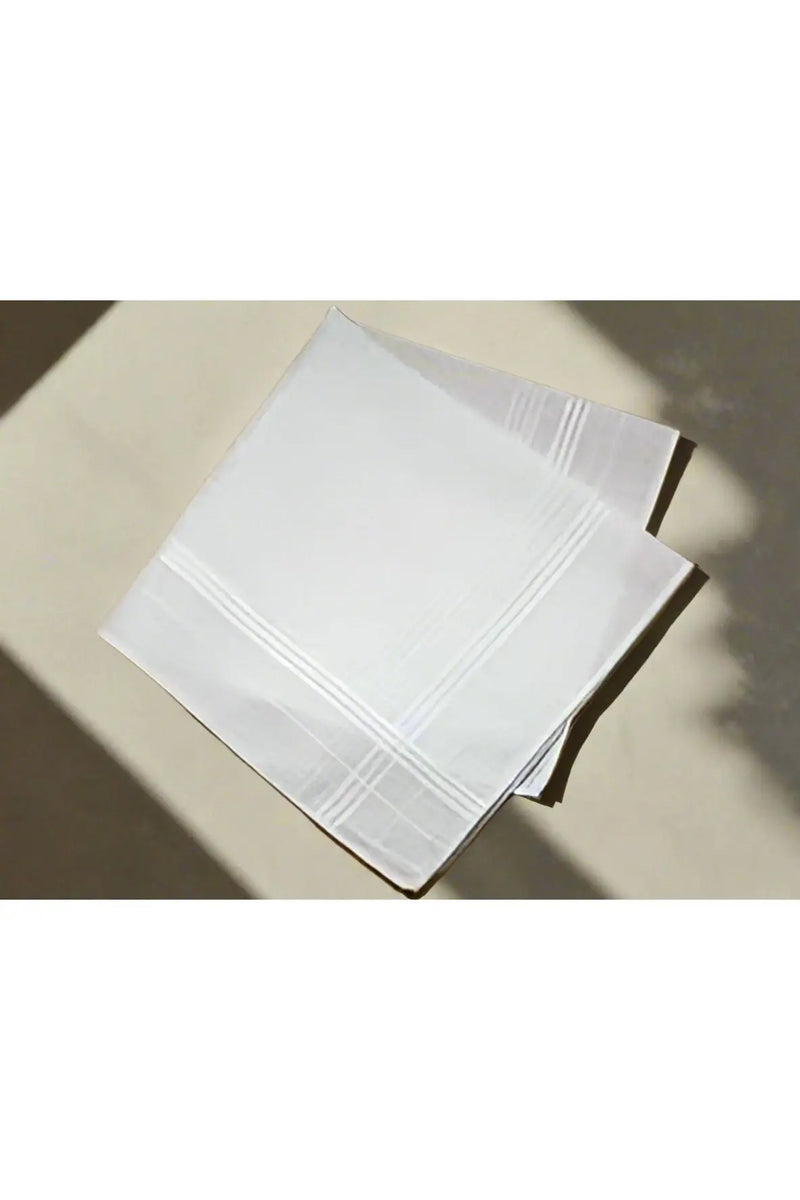 White Handkerchief- Mouchoir murukali.com