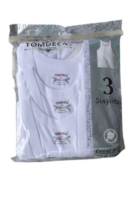 White Singlet Triplet TOMDECA murukali.com