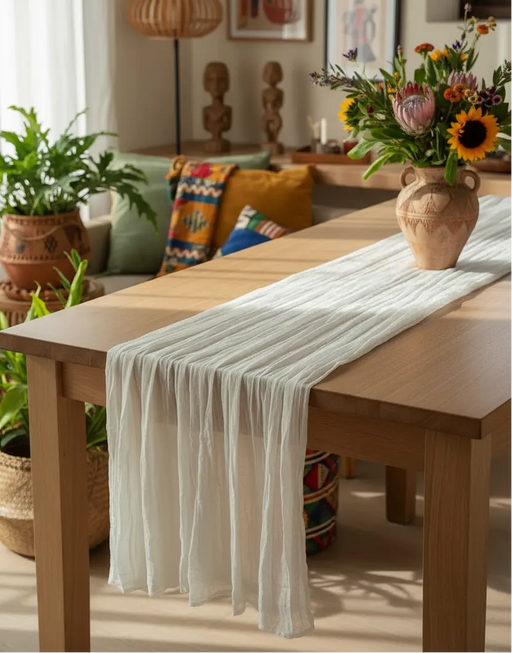 White Table Runner IRAME KAGUGU SHOP