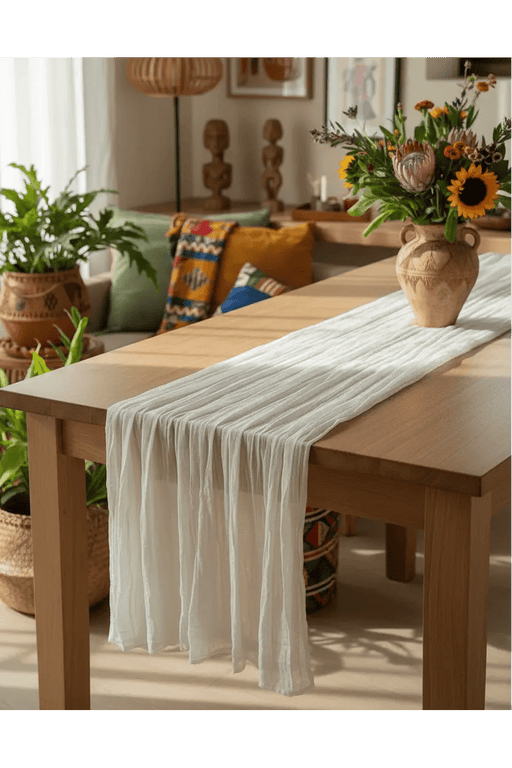 White Table Runner IRAME KAGUGU SHOP