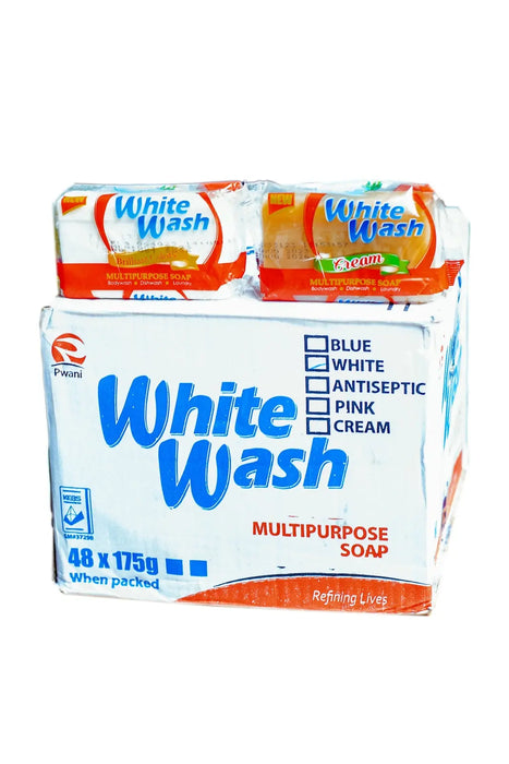 White Wash Bar Soap 175g VECTA GLOBAL DISTRIBUTORS LTD