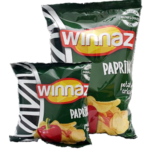 Winnaz Paprika Potato Crisps Family Size Murukali.com