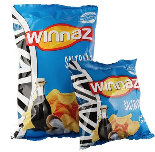 Winnaz Salt & Vinegar Potato Crisps Family Size Murukali.com
