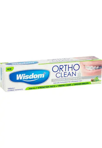 Wisdom Ortho Clean Toothpaste – Perfect Care for Braces and Sensitive Teeth Murukali.com