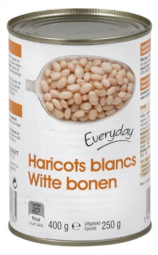 Witte Bonen Haricots Blancs 400g murukali.com