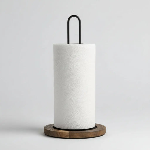 Wooden Stand Paper Tower Holder Murukali.com