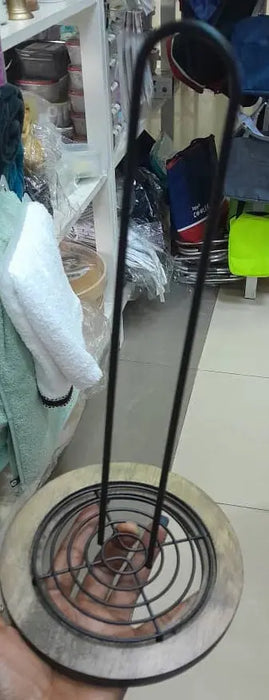 Wooden Stand Paper Tower Holder Murukali.com