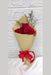 Wrapped 3 Red Fresh Flowers murukali.com