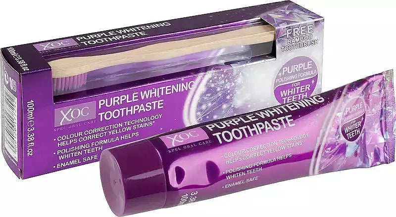 XOC Purple Whitening Toothpaste 100ml - Murukali.com