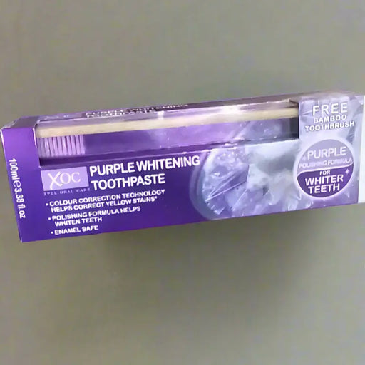 XOC Purple Whitening Toothpaste 100ml Murukali.com