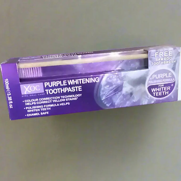 XOC Purple Whitening Toothpaste 100ml Murukali.com