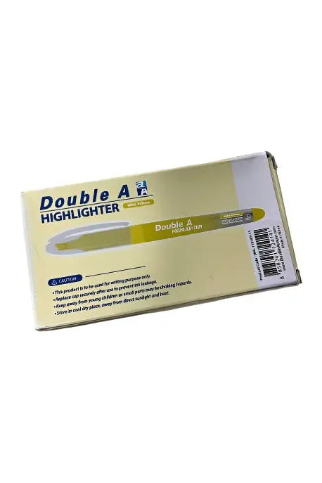 Yellow Double A Highlighter Murukali.com