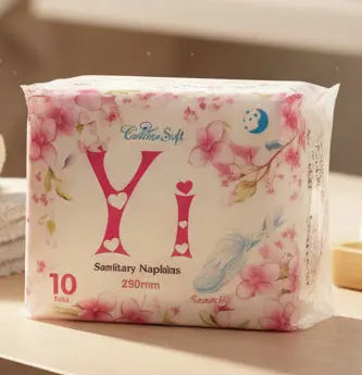 Yi Cotton Soft Sanitary Napkins – 10 Pads (290mm)