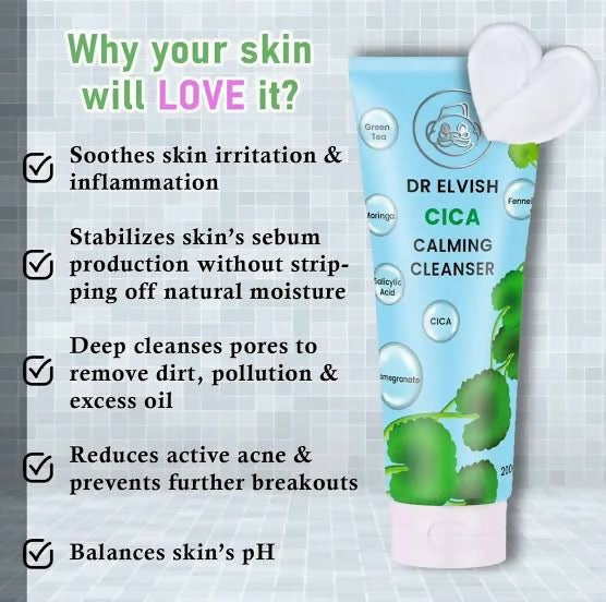Dr Elvish CICA Calming Cleanser 200ml